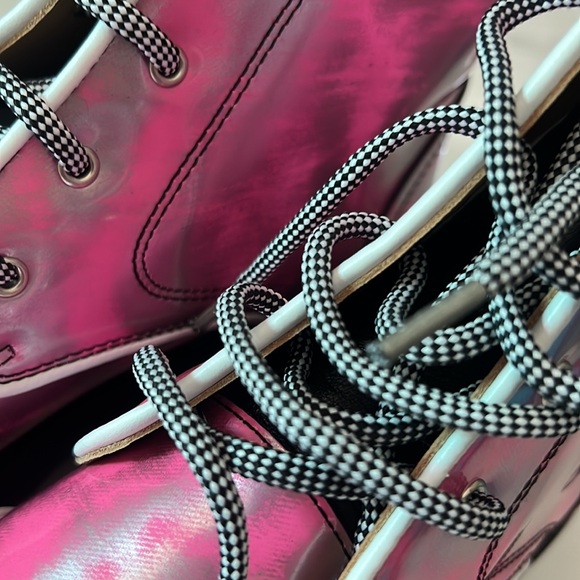 Booties- NWT - Metallic Silver Pink Booties - Inspired by the vintage M6… - Picture 14 of 14